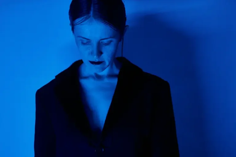 Self-portrait with colored light — BLOOM Magazine | The May Fashion & Beauty Edition | Vol.6 | 2022