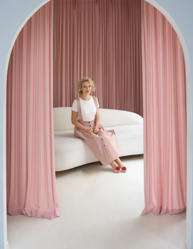 Creative photography for awomen`s clothing brand — BLOOM Magazine, March 2023