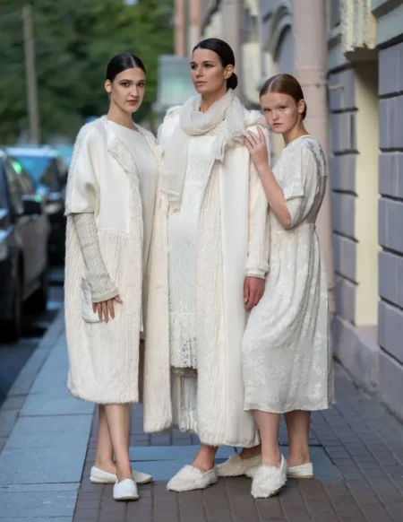 "Orenburg shawl" collection by Ekaterina Alferova — BLOOM Magazine, September 2023