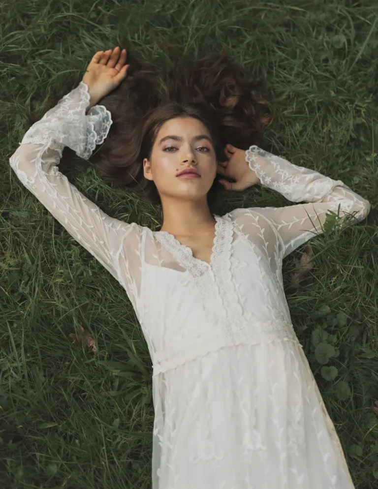 White and black in a park scenery — BLOOM Magazine, October 2023