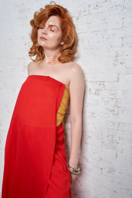 A beautiful woman in red — BLOOM Magazine, January 2024