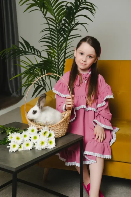 Cute rabbit & Malika and Arina Sh — BLOOM Magazine, May 2024
