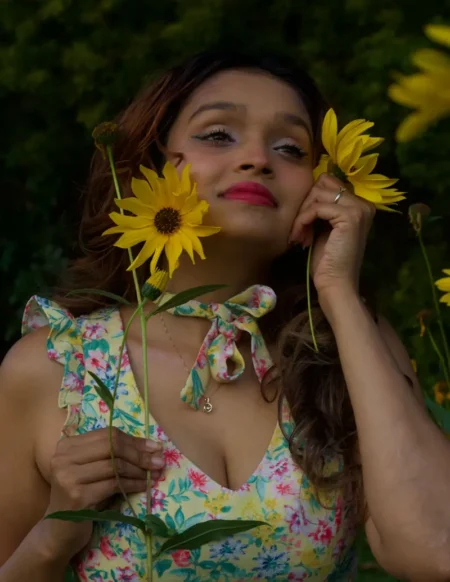 Floral sunset fashion — BLOOM Magazine, October 2024