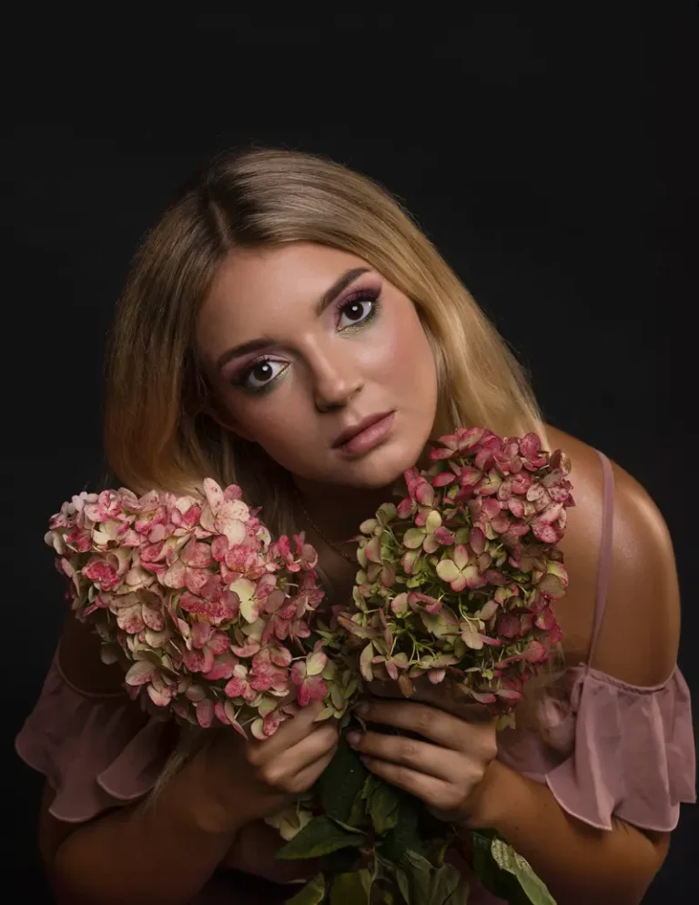 green and pink hydrangeas — BLOOM Magazine, November 2024
