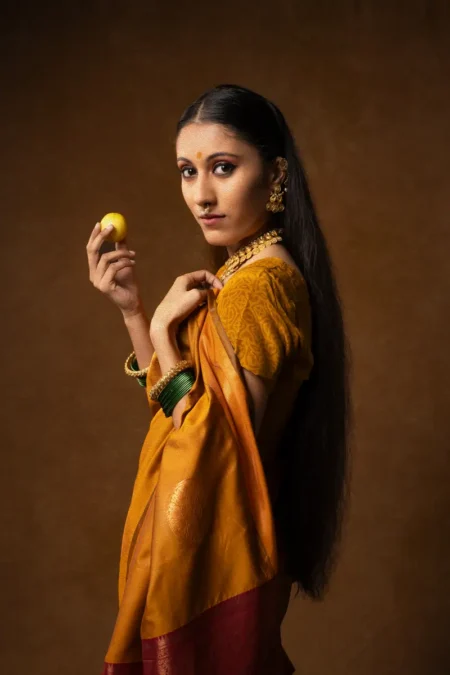 Recreation of painting Sir Raja Ravi Verma — BLOOM Magazine, October 2024