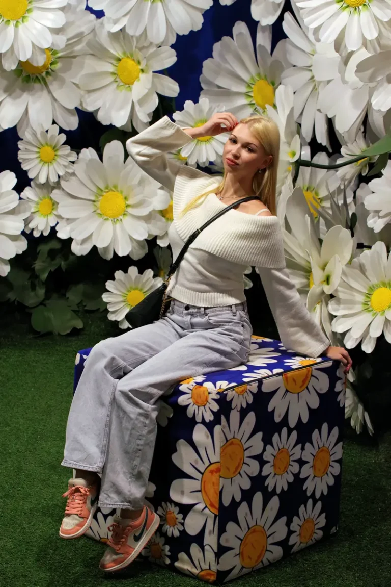 Varya among the daisies — BLOOM Magazine | The April Fashion Edition | Vol.6 | 2025