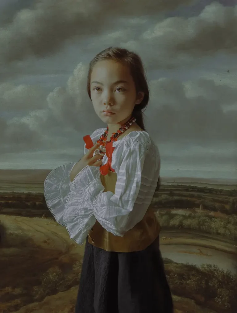 Nika in art style — BLOOM Magazine, October 2025