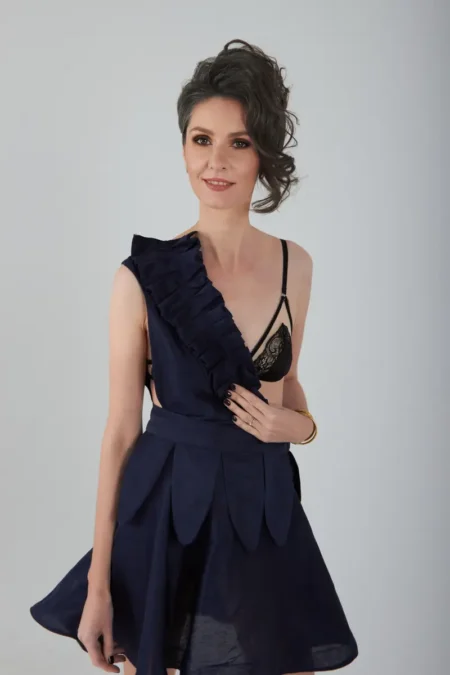 The “Flower” Dress: Featuring a Statement Peplum Belt — BLOOM Magazine, January 2026