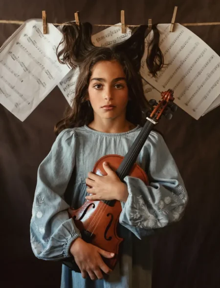 Me and my violin — BLOOM Magazine, August 2025