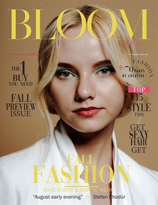BLOOM Magazine — The September Fashion & Beauty Edition Vol. 12 2022 cover