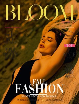 BLOOM Magazine — The September Fashion & Beauty Edition Vol. 19 2022 cover