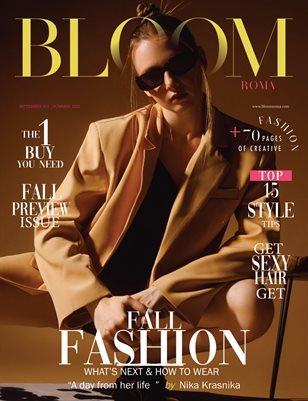 BLOOM Magazine — The September Fashion & Beauty Edition Vol. 3 2022 cover
