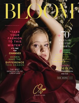 BLOOM Magazine — The December Fashion & Beauty Edition Vol. 9 2023 cover