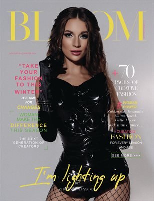 BLOOM Magazine — The January Fashion & Beauty Edition Vol. 6 2024 cover