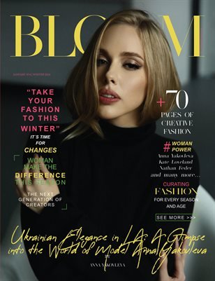 BLOOM Magazine — The January Fashion & Beauty Edition Vol. 8 2024 cover
