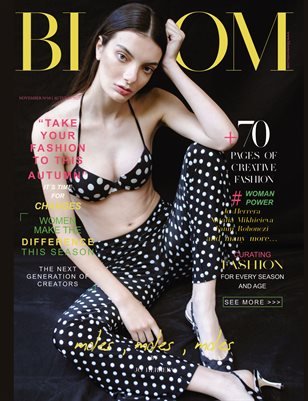 BLOOM Magazine — The November Fashion & Beauty Edition Vol. 10 2023 cover